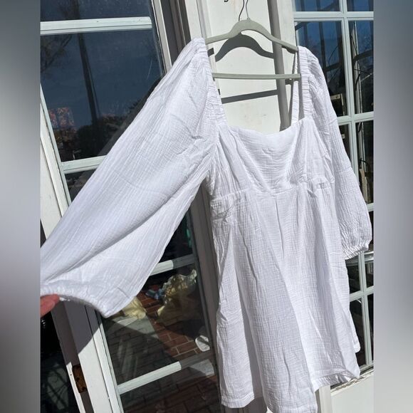 J Crew Square Neck Soft Gauze Dress NWT - Picture 5 of 10